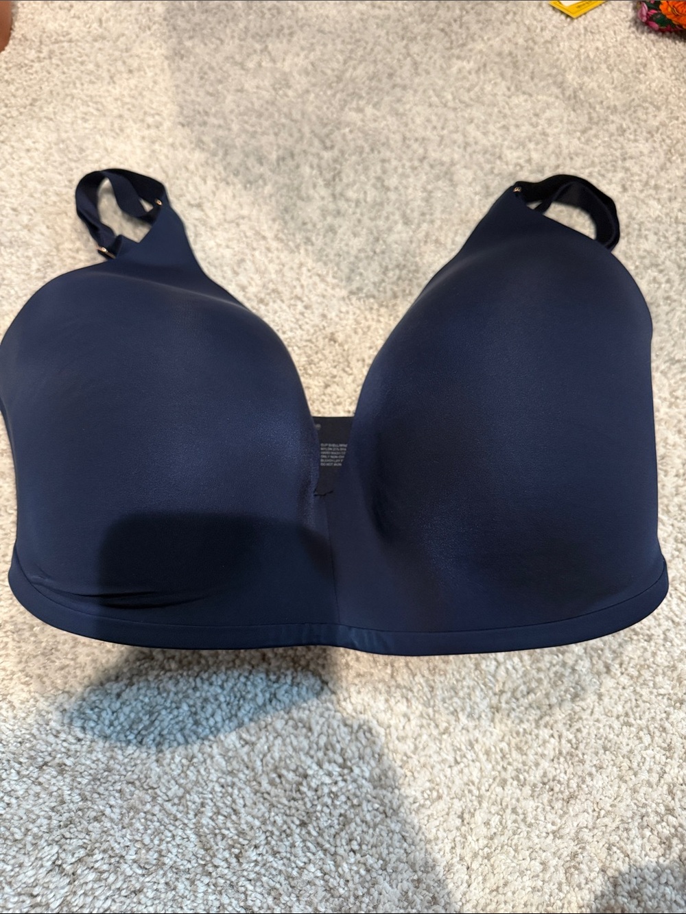 Soma Smooth Navy Full Coverage T-Shirt Bra